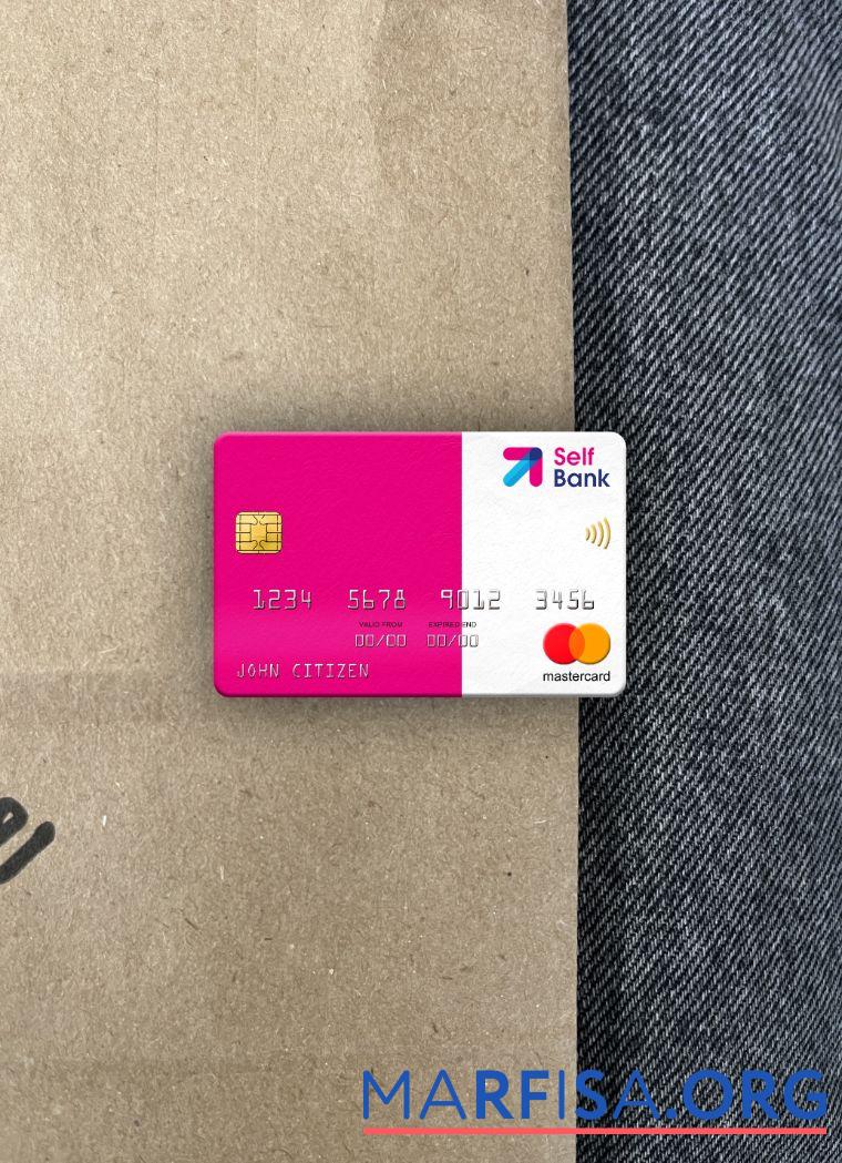 Downloadable Spain Self Bank mastercard photolook front download for verification